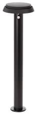 Image of Outdoor Light Black True Solar Bollard 700mm CCT PIR IP65 6w 340lm Integral