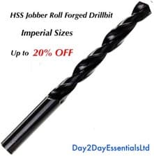 Image of HSS Jobber Roll Forged Drill Bit All Imperial Sizes- SALE UP TO 20% OFF NOW