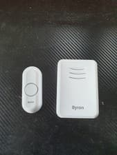 Image of Byron Wireless Doorbell Set Single Unit Door Chime New