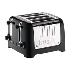 Image of Dualit 4 Slice Lite Toaster Black 46205 - GF336