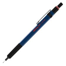Image of rOtring 500 Mechanical Pencil | 0.5mm HB Lead | Blue hexagonal 0.5 mm,