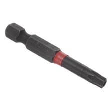 Image of T27 Magnetic Torx Screwdriver Bit 50mm Long 6 Point Tamper Proof Black