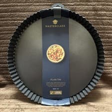 Image of MasterClass Non-Stick 30cm Loose Base Fluted Quiche Tin