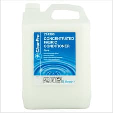 Image of CleanPro Pure Concentrated Fabric Conditioner 5 Litres - Case of 1