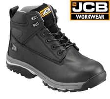 Image of JCB F/TRACK MENS LEATHER SAFETY WATERPROOF WORK BOOTS STEEL MIDSOLE TOE CAP SIZE