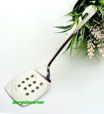 Image of Kitchen Spatula (B7) Cooking Turner Spatula Serving Spoon Stainless Steel 23cm
