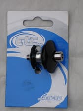 Image of ETC...A-HEAD Bicycle Alloy Headset Top Cap And Star Washer 25.4 mm Black New