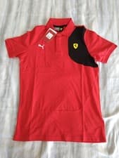 Image of Scuderia Ferrari Puma Polo Shirt Size S Regular Fit