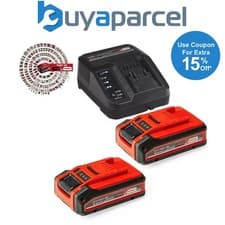 Image of Einhell Professional 18v / 36v PXC Starter Kit - 2 x 4.0Ah PLUS Battery Charger