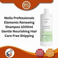 Image of Wella Professionals Elements Renewing Shampoo 1000ml Gentle Nourishing Hair Care