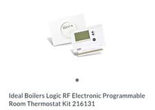 Image of Ideal 216131 Programmable RF Electronic Room Thermostat