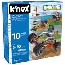 Image of K'Nex 45510 Beginner Fun Fast Vehicles 10 Model Building Set
