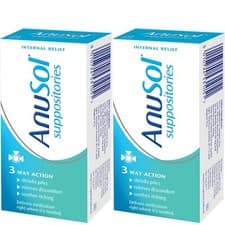 Image of Anusol Suppositories for Hemorrhoids Treatment - 24 Suppositories Pack 2