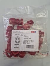 Image of Wiska GLP20 Cable Gland with locknut IP68 Red 10100614 - 1 Pack Of 10