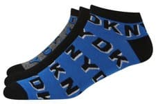Image of DKNY Liner Devon 3 Pack Ankle Socks Mens Accesories Regular Fit Size 7-11