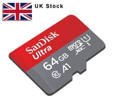 Image of SanDisk ultra 64GB Micro SD Memory Card class 10 A1 SDHC SDXC UHS-1