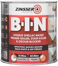 Image of Zinsser BIN Primer-Sealer & Stain Killer 1 Litre