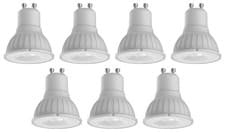 Image of 7 x Megaman 140502 LED GU10 PAR16 Lamps 36° 4000K Cool White Dimmable 3.3W