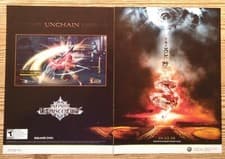 Image of Infinite Undiscovery RPG Xbox 360 Game Promo Art 2008 Vintage Print Ad/Poster