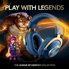Image of Logitech G PRO X Gaming Over the Ear Headset League of Legends Edition NEW