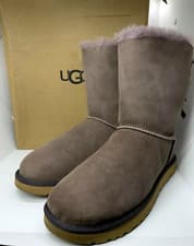 Image of RRP: £205 Brand New UGG Bailey Bow II Brown Boots Size 10.5/43