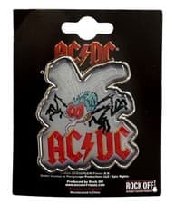 Image of AC/DC Metal Pin Badge: FLY: on the wall acdc classic Official Merch gift £pba
