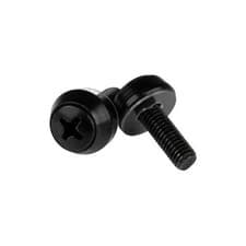 Image of StarTech M5 x 12mm - Mounting Screws - 100 Pack, Black CABSCREWSM5B