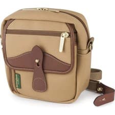 Image of Billingham Pola Stowaway - Khaki Canvas / Tan Leather