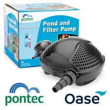 Image of OASE PONTEC PONDOMAX ECO POND WATERFALL FLOW FEATURE GARDEN FOUNTAIN FILTER PUMP