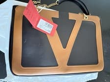 Image of Valentino Garavani - Women - Medium Viva Superstar leather tote bag
