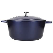 Image of MasterClass Cast Aluminium 5L Casserole Dish Metallic Blue