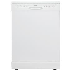 Image of electriQ Full Size Freestanding Dishwasher 12 Place Settings Quick Wash - White