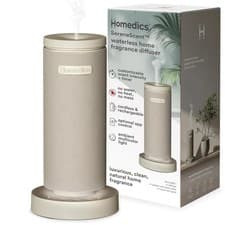 Image of HoMedics SereneScent Waterless Cordless Oil Diffuser w/ Vanilla Cedarwood Oil