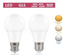Image of LED GLS Bulb 6w=40w/8.2W=60W/15W=100 WATT BC B22 ES E27 Warm Cool White Daylight