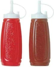 Image of Chef Aid Squeezy Sauce Condiment Bottles Set of 2 Pieces