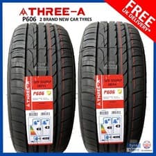 Image of 2 X New 225 55 17 THREE-A P606 101W XL 225/55R17 2255517 *C/B RATED* (2 TYRES)