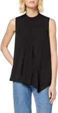 Image of French Connection Abena Light Mock Neck Women (Black) Sleeveless Top NOW £20.00