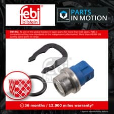 Image of Coolant Temperature Sensor 34762 Febi Sender Transmitter 025906041A 25906041A