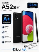Image of Samsung Galaxy A52s 5G - 128GB (Unlocked) All Colour Dual SIM Grade A+ Condition