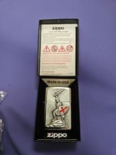 Image of Genuine Zippo Windproof Refillable Pocket Lighter St George's Design