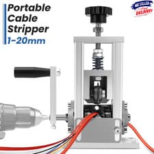 Image of Manual & Electric Wire Stripping Machine Cable Stripper Scrap Copper Cutter Tool