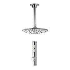Image of Aqualisa iSystem Smart Gravity Shower - 230mm Ceiling Head, Wi-Fi & App
