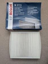 Image of New Boxed BOSCH M 2113 1987432113 Cabin Pollent Air Filter Ford Focus Volvo Etc