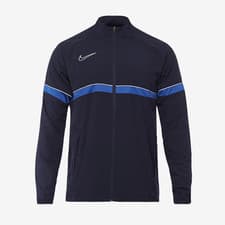 Image of Nike Mens Blue Nike Academy 21 Woven Track Jacket Full Zip Size Large BNWT C618