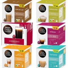 Image of Nescafe Dolce Gusto 1 x 30 Pods, Pick Any 30 Pod Boxes, 6 Blends To Choose From