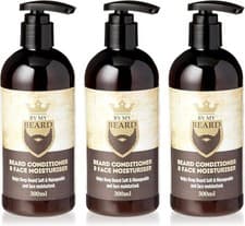 Image of Beard Conditioner & Face Moisturiser 300ml x3 | Softens Beard Hydrates Skin