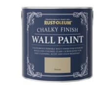 Image of RustOleum Interior Wall Paint Chalky Chalk Brush Paint 125ml Matt Finish Ceiling