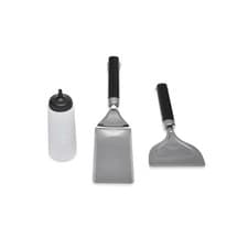 Image of Griddle Starter Set / 3 Piece BBQ Accessory Set Includes Barbecue Griddle