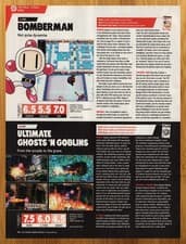 Image of 2011 Bomberman/Ultimate Ghosts n Goblins PSP REVIEW Print Ad/Poster Game Pop Art