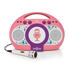 Image of Singing Machine Bluetooth Karaoke Machine With Microphone - Pink